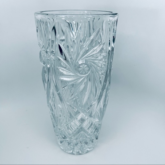 CZECH BOHEMIA CRYSTAL GLASS VASE - Picture 2 of 8